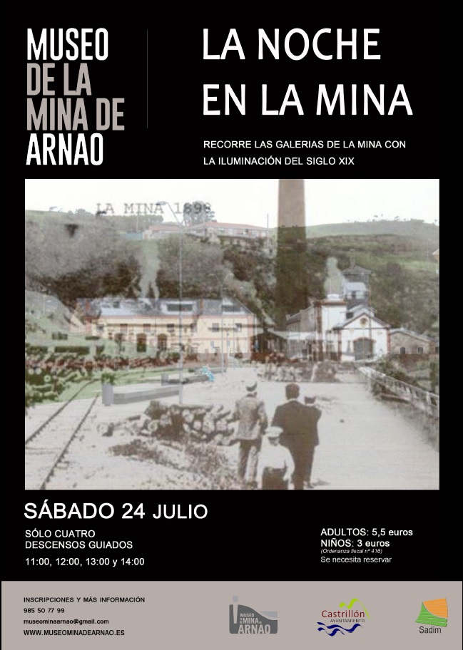 Cartel La Noche En La Mina Julio 2021